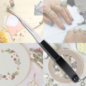 Mùa Xuân Hành Động Cong Lưỡi 4.5 Inch Bóp Kéo Màu Đen Tráng Xử Lý Đức Thép Mùa Xuân Hành Động Micro Cắt Kéo - Product Image 5