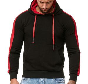 Sweat-shirts à capuche streetwear tendance, en molleton épais, avec cordon de serrage, en coton, design surdimensionné, sweat-shirts vierges pour hommes - Product Image 1