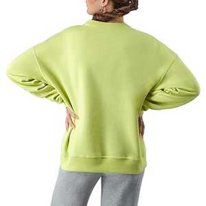 <b>Women</b> <b>Long</b> Plain Cotton <b>Sweatshirts</b> Unisex Drop Shoulder Fleece Sweat Shirt <b>Women</b> Custom <b>Sweatshirt</b> Crewneck <b>Sweatshirt</b> - Product Image 6