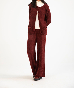 Cardigan en tricot pour femmes 2025, manches régulières, respirant, OEM, haute qualité, col en V, cardigan tendance - Product Image 6