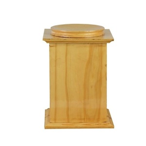 Boîte d'urne en bois Urnes de crémation pour adultes brûlantes fractales avec couvercle Funérailles pour cendres humaines Urne souvenir pour animaux de compagnie - Product Image 3