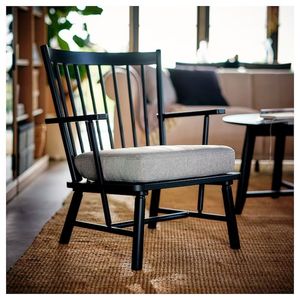 <b>Modern</b> Scandinavian Design Windsor Lounge <b>Chair</b> for <b>Living</b> <b>Room</b> - Product Image 1
