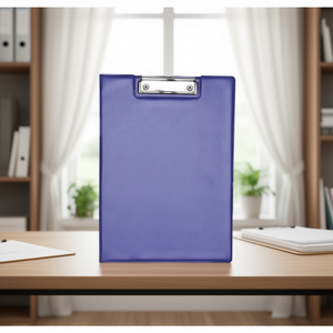 Portapapeles MAUL de 22.9 x 31.9 cm, Laminado en Azul, Material de Cartón, Carpeta Exterior con Clips - Product Image 3