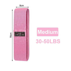 Bandas de ejercicio circulares de cadera de neopreno ecológicas elásticas antideslizantes de diseño único al por mayor - Product Image 3