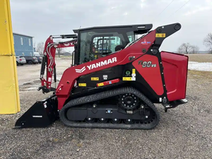 Chargeuse compacte sur chenilles Yanmar T00r, moteur diesel, couleur rouge, moteur inclus - Product Image 2