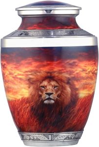 Urnes de crémation de lion pour les cendres humaines-Urnes décoratives, Urnes pour les cendres humaines Femme et homme, Urnes pour les cendres Funérailles féminines adultes - Product Image 4