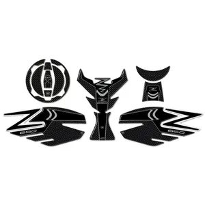 Kit di adesivi protettivi in resina gel 3D compatibili con le decalcomanie e gli accessori per moto Kawasaki Z650 - Product Image 1