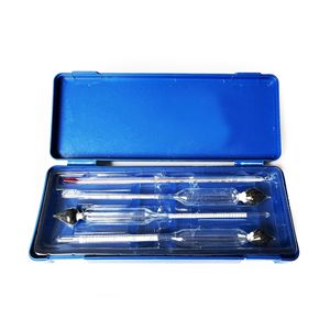 AEK-Tech Ensemble de 3 hydromètres en verre avec thermomètre 0-40 40-70 70-100 Précision 0,002 g/cm Compensation de température pour la brasserie - Product Image 2