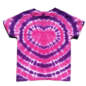 Custom Logo Spiral Tie Dye <b>T</b> Shirt 100% Cotton Oversized Streetwear Casual Unisex Summer Tee Wholesale - Product Image 1