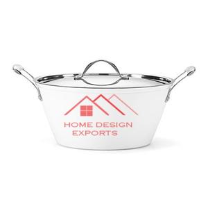 Plat de service alimentaire en métal décor de mariage et d'hôtel fini argent poli miroir accessoires de décoration d'hôtel et de mariage OEM - Product Image 2