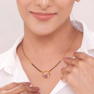 วงแหวนทองคำ Mangalsutra สำหรับเธอ - เครื่องประดับสะสมทางวัฒนธรรม - Product Image 2