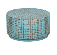 Table basse en bois de coquille de noix de coco au design moderne nouveauté article de décoration intérieure pour meubles de salon du Vietnam tables console