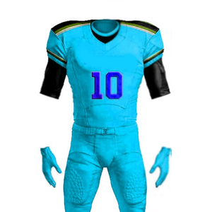 Camiseta de fútbol americano de buena calidad de estilo liso Camiseta de fútbol americano - Product Image 4
