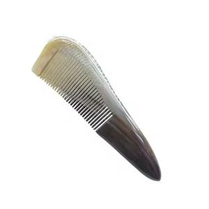 <b>Best</b> Quality Cow Horn Handmade Quality Buffalo Horn Polished Customized Size <b>Natural</b> Ox Horn Hair Comb - Product Image 2