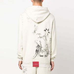 Sudadera con Capucha para Hombre, Estilo Desgastado, Invierno, Suministro Directo de Fábrica, Personalizable, Forro Polar Transpirable - Product Image 4