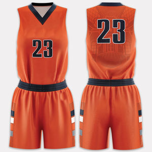 ชุดบาสเก็ตบอลขายส่ง คุณภาพสูง แบบไม่มีแขน ออกแบบเองสำหรับทีม - Product Image 1