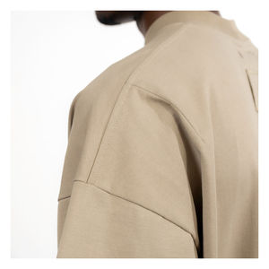 Camiseta para Hombre de Alta Calidad, Camisetas de Marca para Hombre, Diseño Moderno, Hombros Caídos, Camiseta Vintage Bordada Personalizada para Hombre - Product Image 1