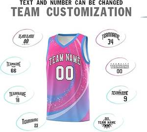 Personnalisé Hommes Basketball Jersey Ensembles Uniformes Respirant Sportswear Collège Jeunesse Formation Basket balle Maillot Couleur - Product Image 3