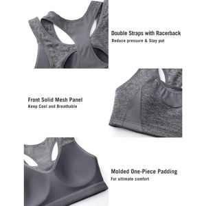 Sujetador Deportivo Sin Costuras de Alta Sujeción para Mujer, Diseño Moderno, Impresión de Logotipo Personalizada, Venta al Por Mayor 2026 - Product Image 5