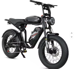 จักรยานเสือภูเขาไฟฟ้า M ขนาด 20 นิ้ว MTB แบตเตอรี่คู่ 48V/36Ah มอเตอร์ 1000 วัตต์ ระยะทาง 220 กม. ปรับได้ - Product Image 5