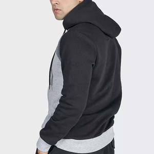 Contraste de color OEM Diseño de logotipo personalizado Bordado Impreso Ropa de hombre Sudaderas con capucha Sudaderas Básicas 100% Algodón Sudadera con capucha transpirable - Product Image 3