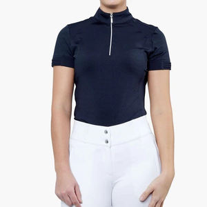 En demande femmes chemises d'équitation Baselayer Top Show Shirt Sportswear vêtements équestres personnalisés en gros chemise d'équitation - Product Image 4