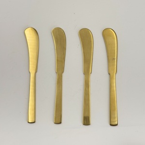 Juego de Cuchillos para Mantequilla de Metal para Restaurante y Hotel, Venta al por Mayor, Personalización Popular, Juego de Cuchillos para Mantequilla, Carne y Pan - Product Image 2