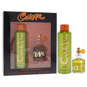 Curva da Liz Claiborne per gli uomini 2 pezzi regalo 2.5oz acqua Spray e 6 once deodorante Spray per il corpo Premium profumo regalo Set regalo - Product Image 3