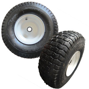 15 pouces chine bonne quantité <span class=keywords><strong>6</strong></span>.00-<span class=keywords><strong>6</strong></span> roues pneumatiques en caoutchouc avec jante en acier pour tondeuse à gazon - Product Image 5