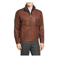 Vestes d'hiver en cuir tendance pour hommes