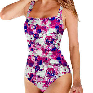 Traje de Baño de una Pieza para Mujer, Color Sólido, Venta Directa de Fábrica, Personalizado, Colores Personalizables, Disponible en Tallas Grandes - Product Image 2