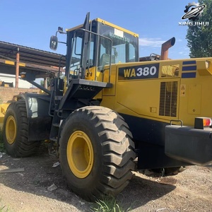 Used Komatsu380 Wheel <b>Loader</b> 17ton 3.3m³Bucket Original Japan 95%new Construction <b>Low</b> Hours CE Certified Second-hand FrontLoader - Product Image 5