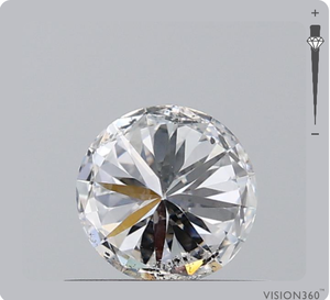 Igi ได้รับการรับรอง0.50กะรัตเพชรทรงกลมเจียระไนแบบธรรมชาติสี F SI1ใสเพชรหลวมสำหรับการทำเครื่องประดับ - Product Image 1