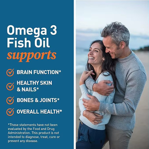 Capsules d'huile de poisson biologique Rainwood avec oméga-<span class=keywords><strong>3</strong></span>, antioxydants et <span class=keywords><strong>bienfaits</strong></span> pour la beauté, pour adultes - Sans OGM - Product Image 4