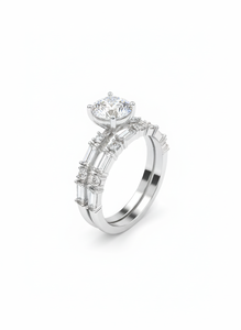 แหวนเพชรหลายเม็ดสำหรับผู้หญิง เพชรที่เพาะเลี้ยงในห้องปฏิบัติการ - Product Image 3