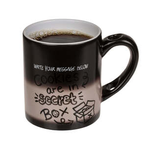 Tasse cylindrique à effet thermique avec message mystère, idéale pour les cadeaux promotionnels - Product Image 1