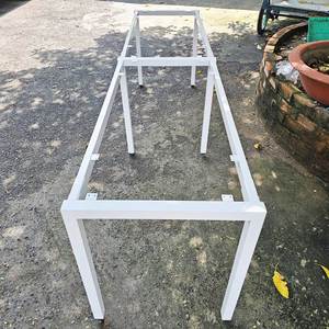 Table de regroupement Uconcept HCUC024 pour 2 personnes, structure en acier, assemblage 60x240cm, style industriel moderne pour appartement, hôtel, chambre - Product Image 6
