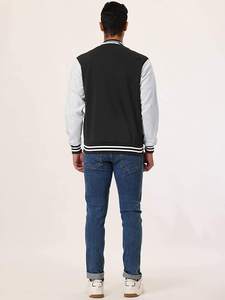 แจ็กเก็ตเบสบอลแฟชั่นลำลองสำหรับผู้ชาย, แจ็คเก็ตผ้าฝ้ายโพลีเอสเตอร์สำหรับใส่ได้ทั้งชายและหญิง - Product Image 5