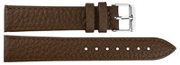 Bracelet de montre classique en cuir marron de haute qualité, bracelet de montre tendance, 8-24 mm, acier, résistant à l'eau, unisexe, logo personnalisé