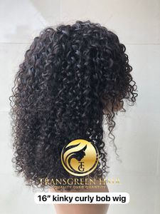 Vendeur en gros de Cheveux Humains Vierges Indiens Brésiliens de Qualité Temple Non Transformés Raw Remy 16 Pouces Bob Kinky Curly Perruque Extension - Product Image 6