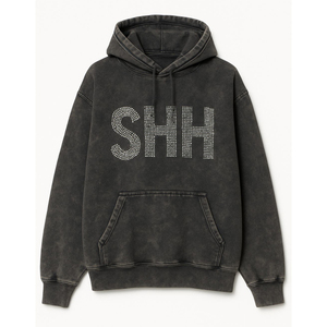 OEM personalizado sudaderas con capucha hombres lavado ácido Rhinestone lavado vintage Sudadera con capucha Bling desgastado 100% algodón sudaderas con capucha de los hombres en buena calidad - Product Image 1