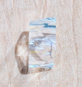 Anneaux de serviette en acrylique transparent de qualité supérieure, design minimaliste écologique, élégants et semi-transparents pour restaurants et usage quotidien - Product Image 5