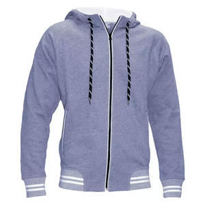 Sudadera con capucha personalizada OEM para hombre de algodón polar cremallera ropa de calle Sudadera con capucha de gran tamaño B2B proveedor de etiqueta privada sudaderas con cremallera - Product Image 2