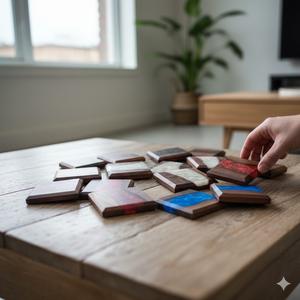 Ensemble de sous-verres carrés en noyer de luxe de qualité supérieure, résistants à la chaleur, écologiques, taille personnalisée disponible pour les maisons de designers - Product Image 5