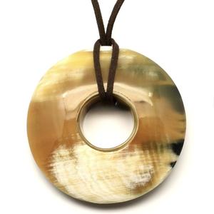 Collar con Colgante de Cuerno de Búfalo, Joyería Tribal Natural y Sostenible para Mujer, Alta Calidad - Product Image 3