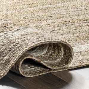 Tapis à tissage plat en jute naturel fait à la main Durable écologique lavable réversible anti-bactéries pile moyenne pour les salles à manger de vie - Product Image 4