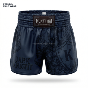 Shorts de Muay Thai brodés, design 2026, vente en gros, équipement de combat, équipement de boxe, shorts de Muay Thai, best-seller - Product Image 2