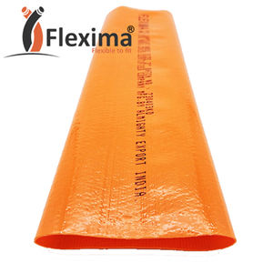 Manguera Layflat naranja 6 pulgadas 10 pulgadas Flexible PVC TPU Material para riego Industria del agua Superficie Lisa Rollo de alta presión - Product Image 2