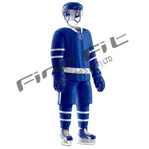 Maillots de coton à sublimation numérique personnalisés OEM uniformes sportifs de hockey sur glace durables vêtements d'équipe approvisionnement en gros - Product Image 5