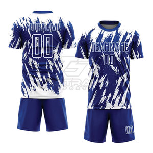 Uniforme de Fútbol de Color Sólido con Impresión por Sublimación para Adultos, Uniforme de Fútbol Personalizado de Alta Calidad, Secado Rápido y Transpirable - Product Image 1